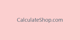 CalculateShop.com