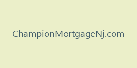 ChampionMortgageNj.com