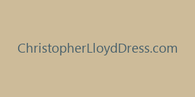 ChristopherLloydDress.com