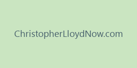 ChristopherLloydNow.com