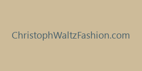 ChristophWaltzFashion.com