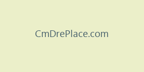 CmDrePlace.com