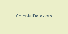 ColonialData.com