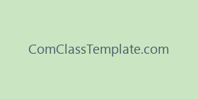 ComClassTemplate.com