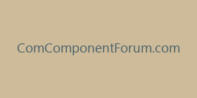 ComComponentForum.com