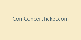 ComConcertTicket.com