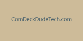 ComDeckDudeTech.com