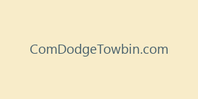 ComDodgeTowbin.com