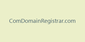 ComDomainRegistrar.com