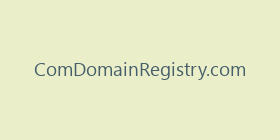 ComDomainRegistry.com