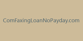 ComFaxingLoanNoPayday.com