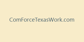 ComForceTexasWork.com