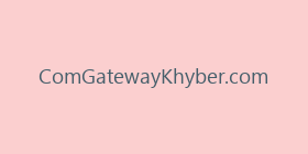 ComGatewayKhyber.com