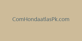 ComHondaatlasPk.com