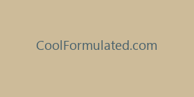 CoolFormulated.com