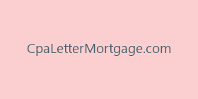 CpaLetterMortgage.com