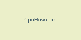 CpuHow.com