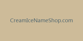 CreamIceNameShop.com