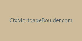 CtxMortgageBoulder.com