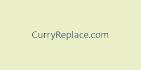 CurryReplace.com