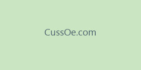 CussOe.com
