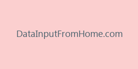 DataInputFromHome.com