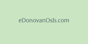 eDonovanOsIs.com