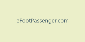 eFootPassenger.com