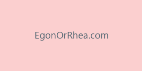 EgonOrRhea.com