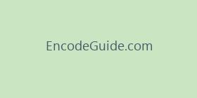 EncodeGuide.com