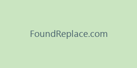 FoundReplace.com