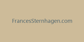 FrancesSternhagen.com