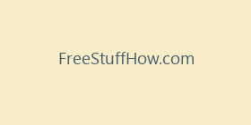 FreeStuffHow.com