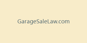 GarageSaleLaw.com