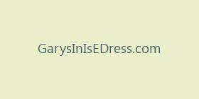 GarysInIsEDress.com
