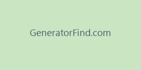 GeneratorFind.com