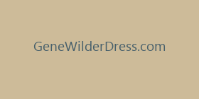 GeneWilderDress.com