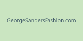 GeorgeSandersFashion.com