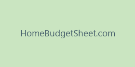 HomeBudgetSheet.com