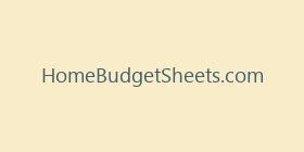 HomeBudgetSheets.com