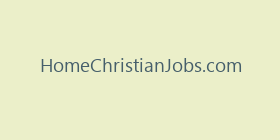 HomeChristianJobs.com