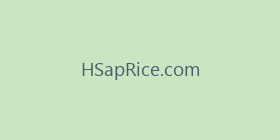 HSapRice.com
