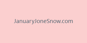 JanuaryJoneSnow.com