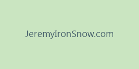 JeremyIronSnow.com