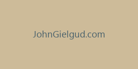 JohnGielgud.com