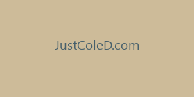 JustColeD.com