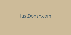 JustDonsY.com