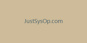 JustSysOp.com