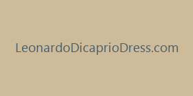 LeonardoDicaprioDress.com
