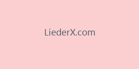 LiederX.com